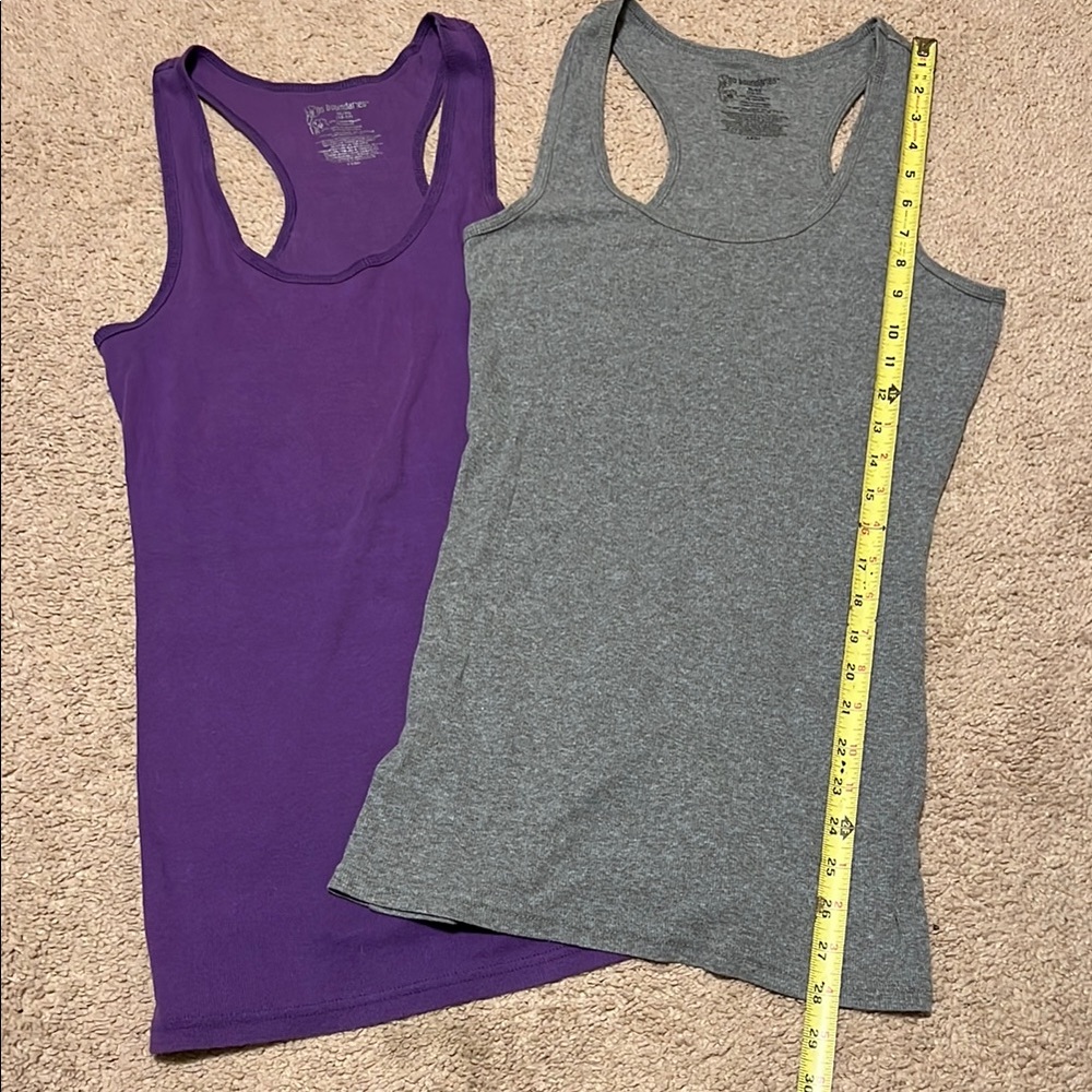 No Boundaries Purple and Gray Tank Tops - Picture 7 of 7